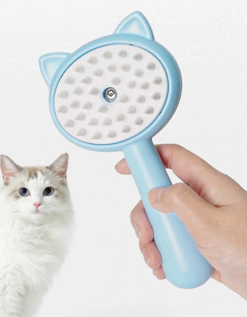 Load image into Gallery viewer, Cat Brush - 3 In1 Cat Steamy Brush, Cat Steamy Brush, Cat Steamer Brush for Massage 2024 New Self Cleaning Steam Cat Brush 3 in 1 Cat Comb for Long &amp; Short Haired Cats Dog Massage Removal
