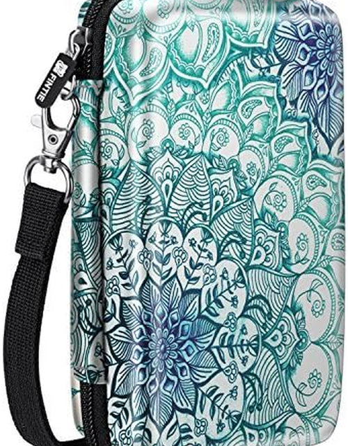 Load image into Gallery viewer, Protective Case for Kodak Step/Kodak Mini 2 Hd/Kodak Printomatic/Kodak Smile Camera &amp; Printer - Shockproof Hard Shell Carrying Case with Inner Pocket, Emerald Illusions
