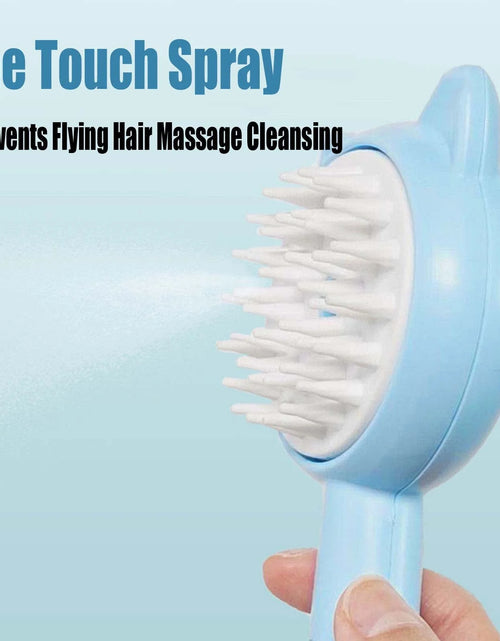 Load image into Gallery viewer, Cat Brush - 3 In1 Cat Steamy Brush, Cat Steamy Brush, Cat Steamer Brush for Massage 2024 New Self Cleaning Steam Cat Brush 3 in 1 Cat Comb for Long &amp; Short Haired Cats Dog Massage Removal
